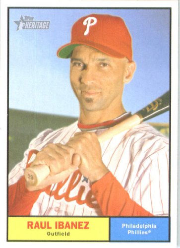 2010 Topps Heritage #93 Raul Ibanez - Philadelphia Phillies (Baseball Cards)