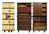 Authentic Models MF077 Stateroom Armoire in Ivory - MF077,