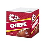 Kansas City Chiefs 2.75-Inch Sticky Note Cube, 550 pages - NFL (CUS-QUN)