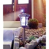 Maxsa Solar-Powered Path Light with Flexi Spot Light
