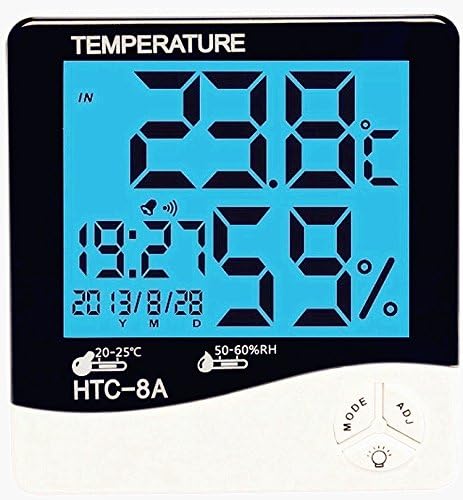 Jofan LCD Night Light Indoor Humidity Monitor Temperature Sensor Hygrometer Thermometer (HTC-8A)
