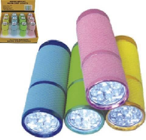 Don Mark Neon Glow in the Dark Led Flashlight Yellow