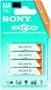 Sony Cycle Energy 800 mAh Pre-Charged AAA Rechargeable Batteries