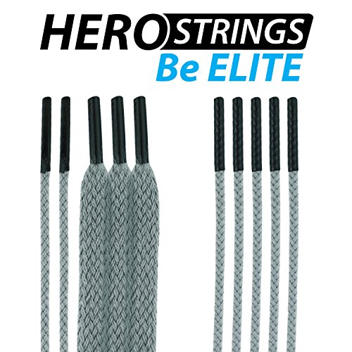 East Coast Dyes (1-Pack) Lacrosse HeroStrings Pro Stringing Kit Grey HM-Strings-Gry-1P
