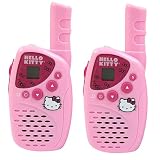 Hello Kitty KT2022 Mini FRS/GMRS 2 Piece Walkie Talkie Radio System Set, 22 Channels