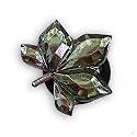 Blatt grün Rhinestone, style your Crocs Fun Clips