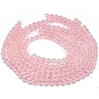 Pink Faceted Round FP Chinese Crystal Beads 8mm 5 St