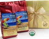 Aloha Island Certified Organic Coffee Gift in Gold Gift Box, 1 Lb Ground