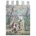 Church Banner - Mary with Children - Cotton Canvas with Archival Inks and UV Coating - Border Rings for Rod Hanging. Print Size 24"x36"