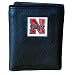 Nebraska Cornhuskers Genuine Leather Tri-fold Wallet