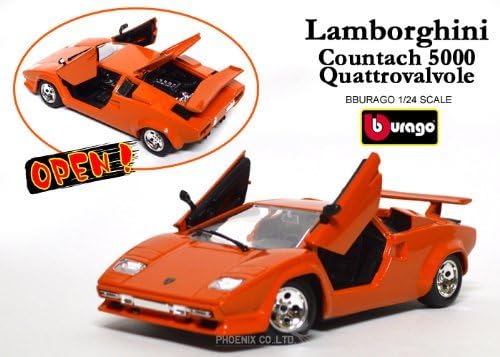 Countach [BBURAGO] Lamborghini Countach 5000 Quattro Val Vaud Les Blagoevgrad 1/24 Cancer key chain comes with the scale gifts to collection