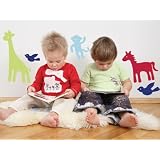 Forwalls Zoo Animals Removable Wall Decal Stickers