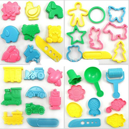 9Snail 36 pcs. Polymer Clay Mold Tools Set Kit - kinetic sand molds