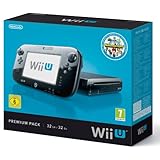 Nintendo Wii U - Konsole, Premium Pack, 32 GB, schwarz mit Nintendo Land