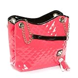 51aN0NcqhsL. SL160  Pink Lillian Quilted Chain Strap Purse Handbag Bag Reviews