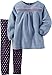 Carter's Baby Girls 2 Pc Playwear Sets, Denim, 12M