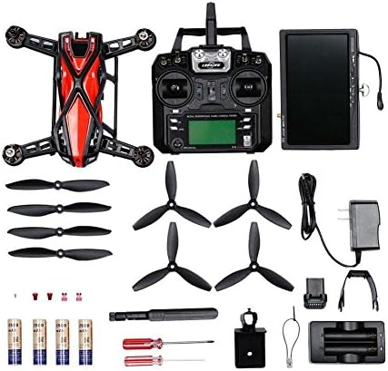 Red 250mm 2.4Ghz 6-Aixs Gyroscope 7CH 3.0MP FPV Racing RC Quadcopter UAV Cool
