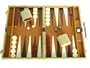 Deluxe Backgammon Set - Camel - 18x12