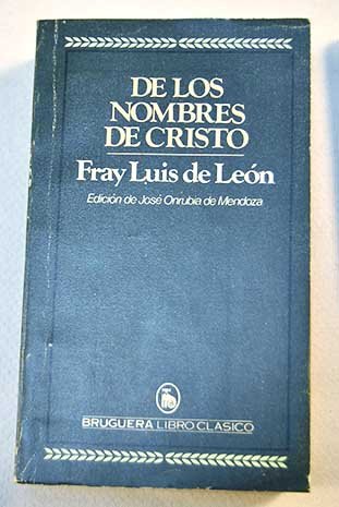 Libro 'De Los Nombres De Cristo' – Edizione In Italiano, Copertina Flessibile