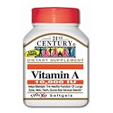 21st Century A 10,000 I.U. Softgels, 110 Count (Pack of 2)