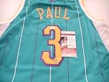 CHRIS PAUL SIGNED AUTOGRAPHED JERSEY NEW ORLEANS HORNETS JSA