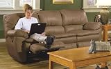 Catnapper Manhattan Leather Dual Recliner Sofa