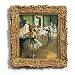 La Classe de Danse - Gold Frame Magnet with pop-out easel (2-3/4" x 2-1/2")