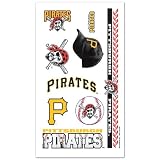 Pittsburgh Pirates Temporary Tattoos (1 Sheet)