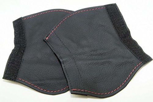 Fits 1997-2004 Corvette C5 Real Leather Door Handle Covers with Red stitching. (Skin Only)