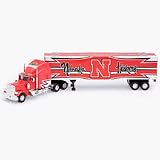 Nebraska Cornhuskers 2007-2008 NCAA 1:80 Scale Peterbilt Die Cast Tractor Trailer Truck from Upper