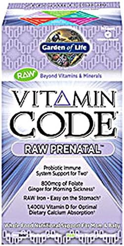 Garden of Life Vitamin Code RAW Prenatal -- 30 Vegetarian Capsules