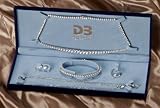 【ドリスブラザー DB】 テニスネックレス 6点セットA: ピアス