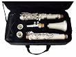 Hameln Clarinet with White Body, Silver Keys & Adjustable Thumb Rest