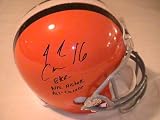 JOSH CRIBBS SIGNED AUTOGRAPHED FULL SIZE HELMET CLEVELAND BROWNS COA