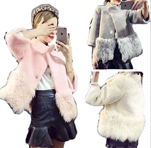 おばあさんレディース コート 7分袖 ファー 秋 冬 あったか もこもこ ふわふわ