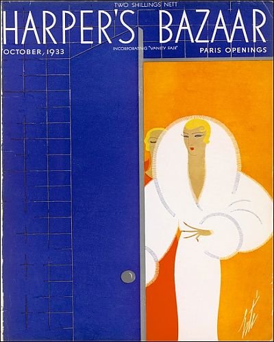 Photographic Prints of Harpers Bazaar cover 1933 from Mary Evans