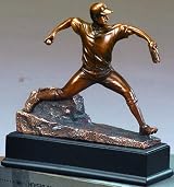 Bronze Baseball Pitcher Sculpture - 8.5