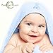 Hooded Baby Towel. Bamboo fabric. Perfect for Baby Shower Gift!, Silky Soft, Naturally Antibacterial, Hypoallergenic, Most Absorbent, Durable & Sustainable.