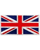 British Union Jack Embroidered Patch England Flag UK Great Britain Iron-On Emblem