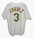 Eric Chavez Autographed Oakland Athletics Majestic Authentic MLB Baseball Jersey (White)