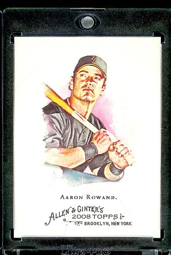 2008 Topps Allen and Ginter # 87 Aaron Rowand ( San Francisco Giants ) MLB Baseball Card in Protective Display Case!
