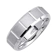 PLT950 Platinum Fancy Wedding Band Width 7.0mm