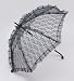 Black Lace Parasol - Adult size.
