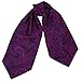 ERA1B01-03 Multi Paisley Cravat Woven Microfiber Mens Ascot Gift Ideas By Epoint