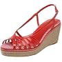 Etienne Aigner Women's Posey 36407 Wedge Espadrille,Redink Patent,8 M US