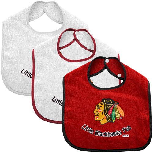 Chicago Blackhawks Three Bib Set