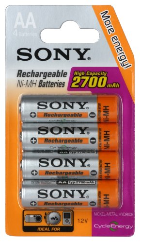 Sony NiMH C E Green AA LR6 (Mignon) Akku 4 er Pack 2700 mAh Erfahrungen günstig Sony Akku