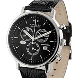 Produkt-Bild: Haas & Cie Herrenuhr VITESSE Chrono Edelstahl / Schwarz MFH211ZBA