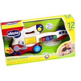 Chicco DJ Mixer Toy Guitar 12 Months Plus Brand New
