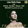 Lieder Divers De Brahms, Schubert, Strauss...